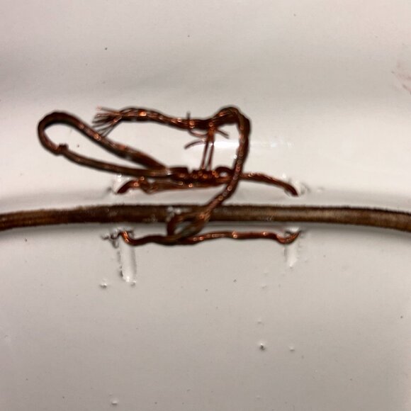 Italian Handpainted Faience Pottery Square Plate Grape Crushing 8.5" NOTE - Picture 7 of 9